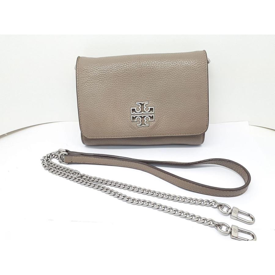 TORY BURCH トリーバーチ 2Wayチェーンショルダーバッグ グレー TORY BURCH トリーバーチ 2Wayチェーンショルダーバッグ グレー