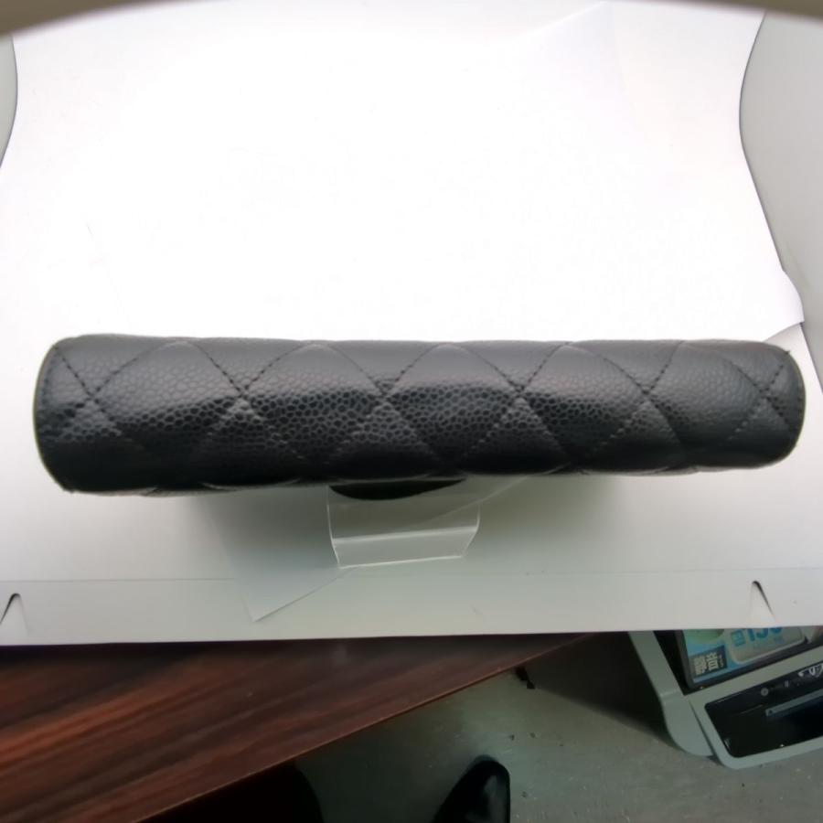 CHANEL シャネル マトラッセ 二つ折り長財布 ブラックxシルバー CHANEL シャネル マトラッセ 二つ折り長財布 ブラックxシルバー