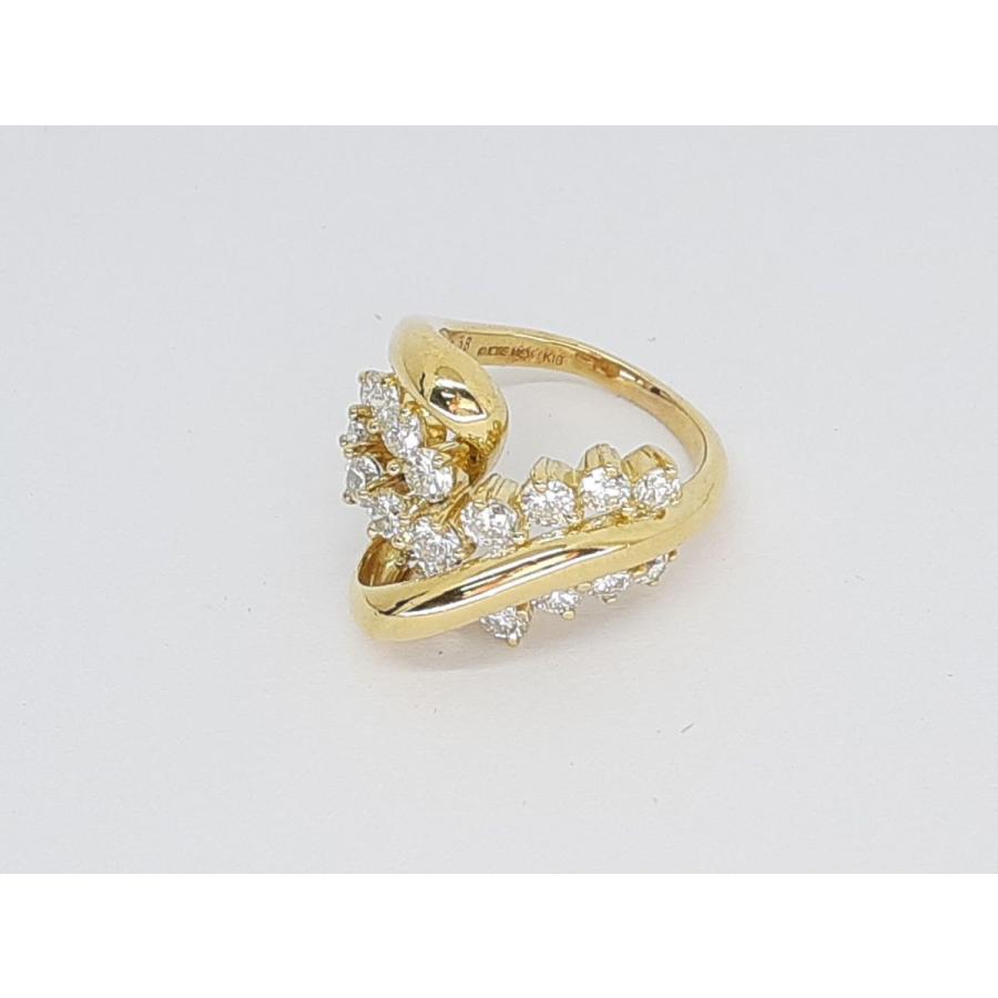 JOSE HESS ホセヘス K18 リング YG 11.55g ダイヤモンド 2.38ct 14.5号  