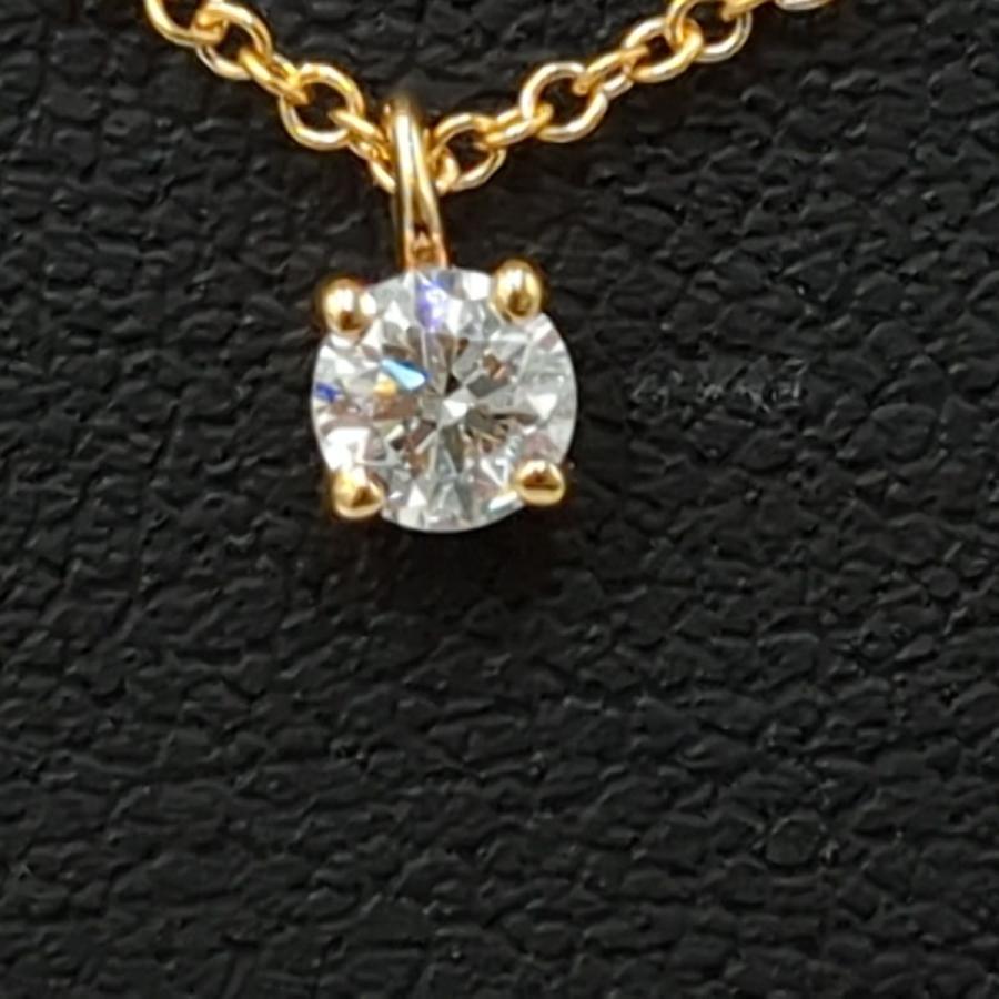 TIFFANY&Co.（ティファニー） k18 YG ネックレス ソリティア 1P 