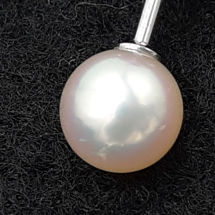 TASAKI（タサキ） 田崎真珠 ピアス 真珠 シェル K14WG 2.57g 花