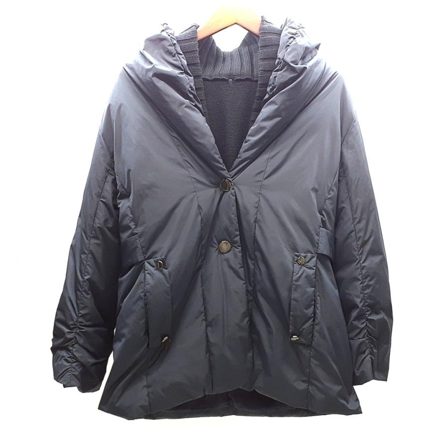 ヨシエイナバ*9号*ダウンコート ロング丈 黒*YOSHIE INABA 【公式通販】