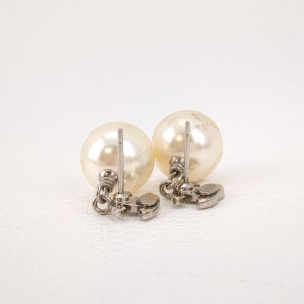 CHANEL（シャネル） 中古 ピアス A17V フェイクパール シルバーカラー