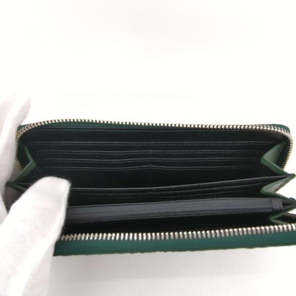 【未使用美品】ロダニア 長財布 カイマン ワニ革 グリーン ラウンドファスナー 未使用品】RODANIA ロダニア 長財布 ラウンドジップウォレット