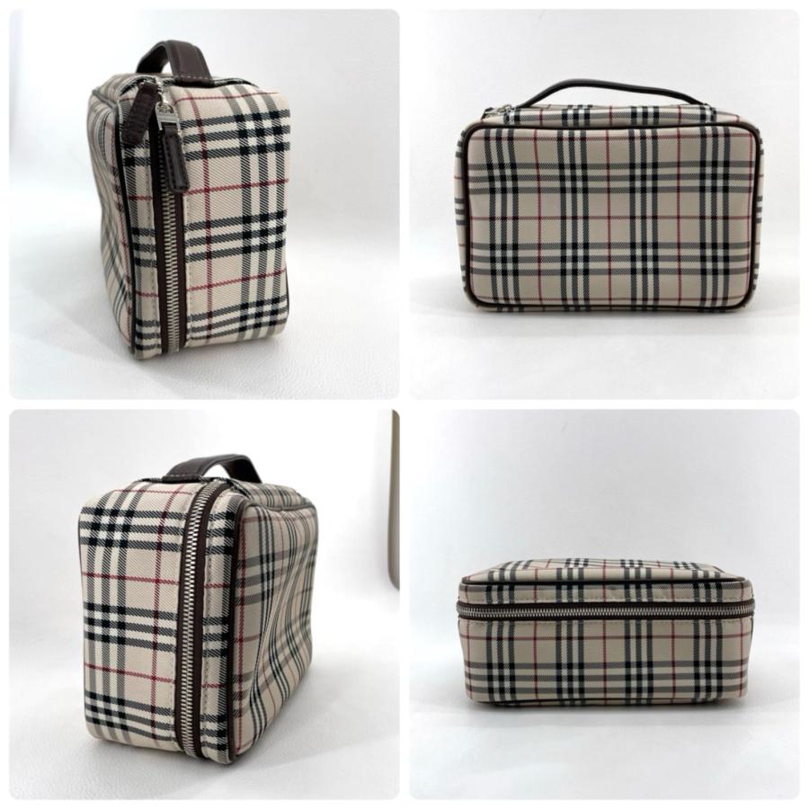 BURBERRY（バーバリー） 美品 バニティバッグ ノバチェック 化粧ポーチ
