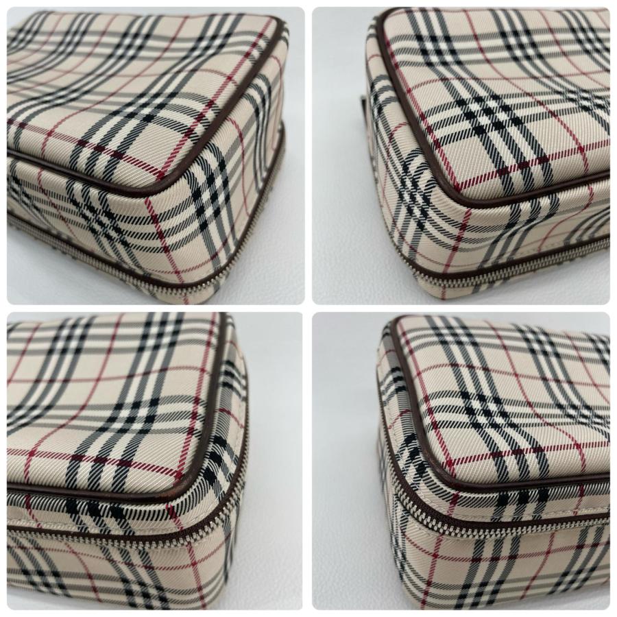 BURBERRY（バーバリー） 美品 バニティバッグ ノバチェック 化粧ポーチ