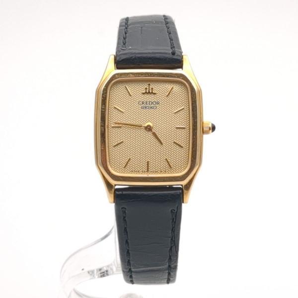 稼働品★SEIKO　セイコークレドール　クオーツ　レディース時計　5A70 保証付】セイコー クレドール 5A70-3A30 クオーツ レディース 腕時計