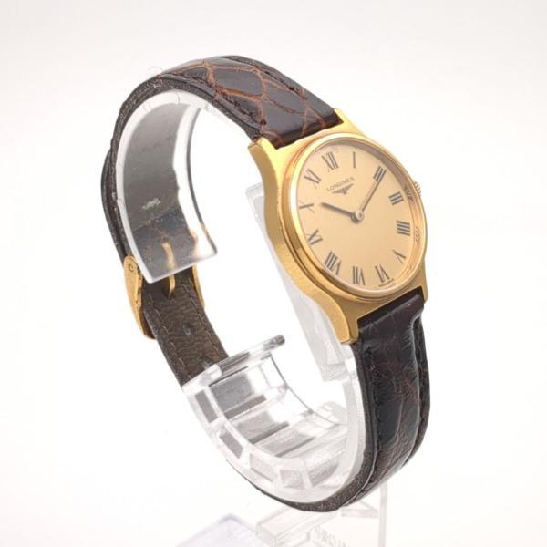 LONGINES レディース 時計 手巻き 腕時計ロンジン LONGINES（ロンジン） 手巻き レディース 腕時計 稼働品 ゴールド文字