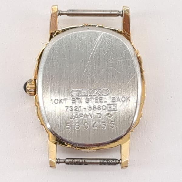 SEIKO（セイコー） エクセリーヌ 7321-5880 クオーツ 10KT×SS 6Pダイヤ