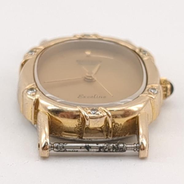 SEIKO（セイコー） エクセリーヌ 7321-5880 クオーツ 10KT×SS 6Pダイヤ