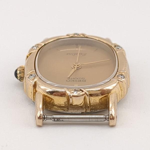 稼働品SEIKO EXCEINE セイコーエクセリーヌ腕時計 7321-5740 SEIKO（セイコー） エクセリーヌ 7321-5880 クオーツ 10KT×SS 6Pダイヤ