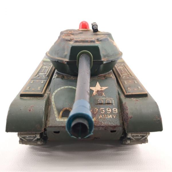 ヴィンテージ】 マスダヤ 戦車 ARMY  M-3599  当時物 MASUDAYA 昭和レトロ タンク アンティーク ブリキ 現状渡   ◆2005_2