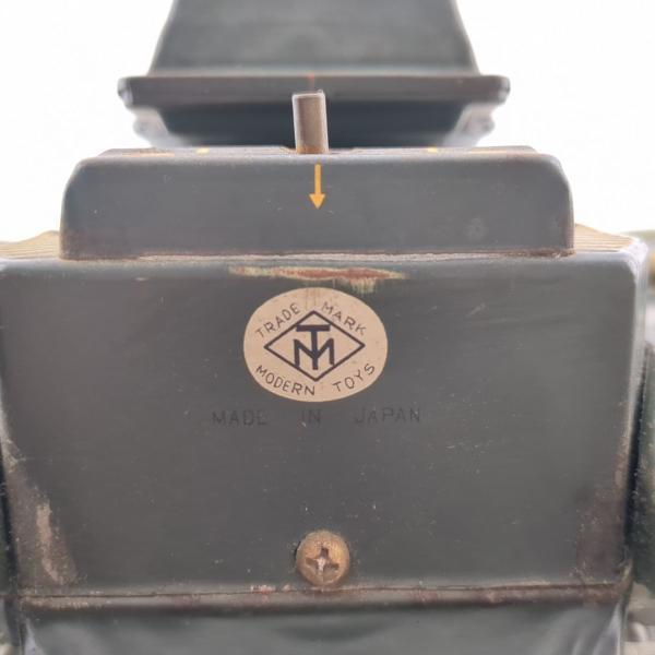ヴィンテージ】 マスダヤ 戦車 ARMY  M-3599  当時物 MASUDAYA 昭和レトロ タンク アンティーク ブリキ 現状渡   ◆2005_7