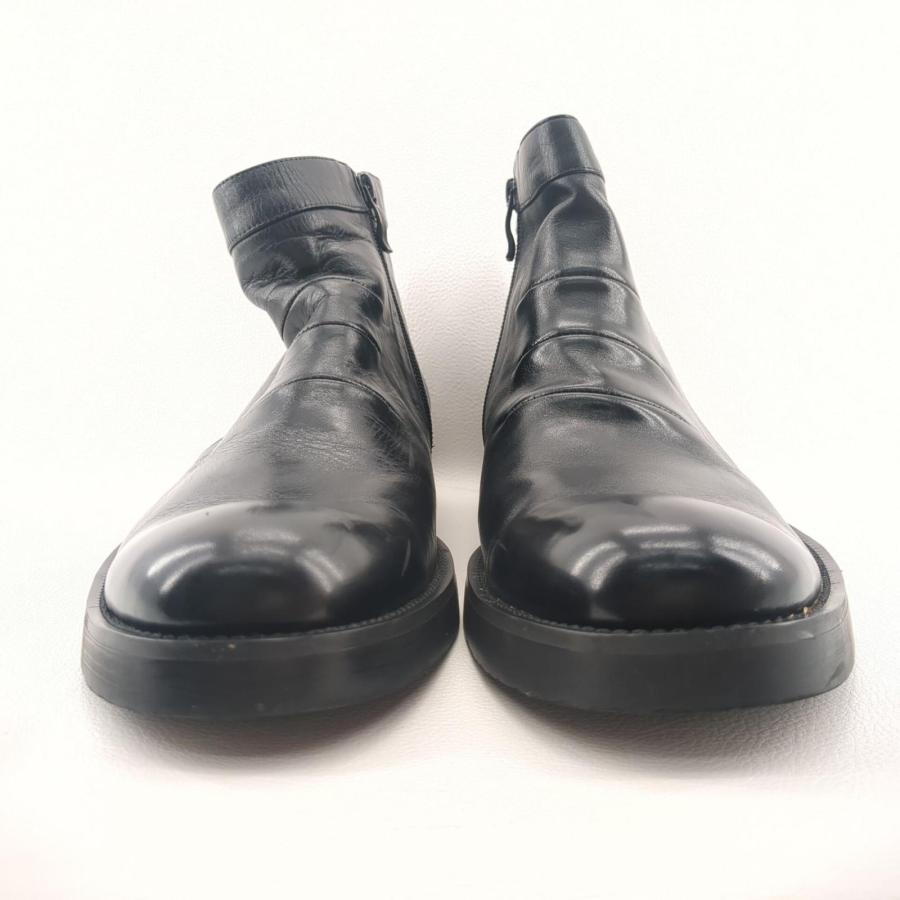 GUCCI（グッチ） レザーショート サイドジップ ブーツ 81605・43