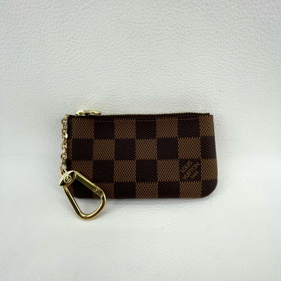 LOUIS VUITTON 未使用品 コインケース ポシェット・クレ ダミエ エベヌ