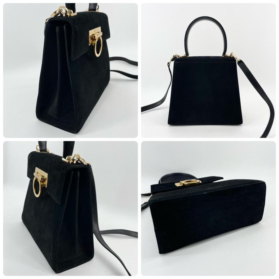 Salvatore Ferragamo2WAYショルダー ハンドバッグ ガンチーニ AQ 