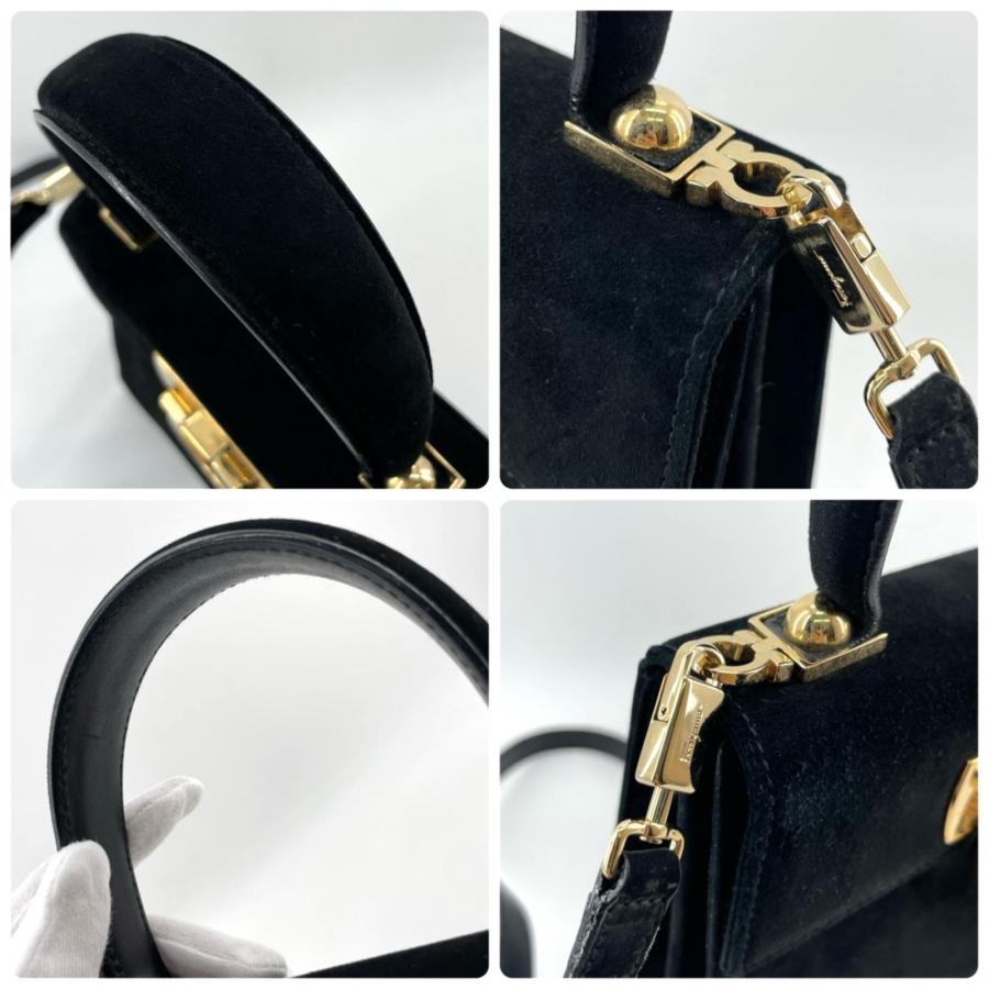 Salvatore Ferragamo2WAYショルダー ハンドバッグ ガンチーニ AQ 