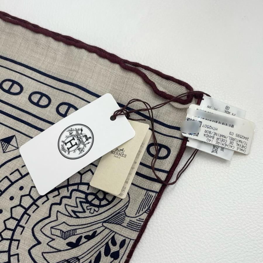 HERMES（エルメス） 未使用 希少カラー ストール カレ140 シュヴァル