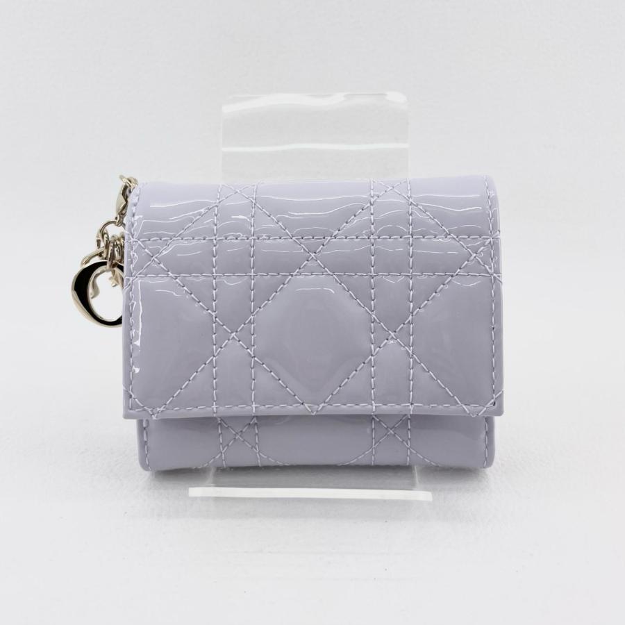 未使用品 日本限定 Christian Dior 三つ折り ミニ財布 レディー
