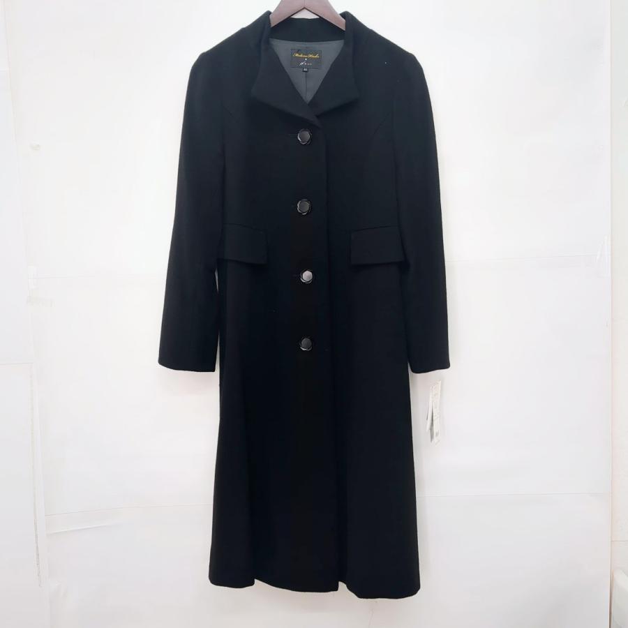 美品】 Madame Hiroko NUIT マダムヒロコ ニュイ ロングコート ウール 