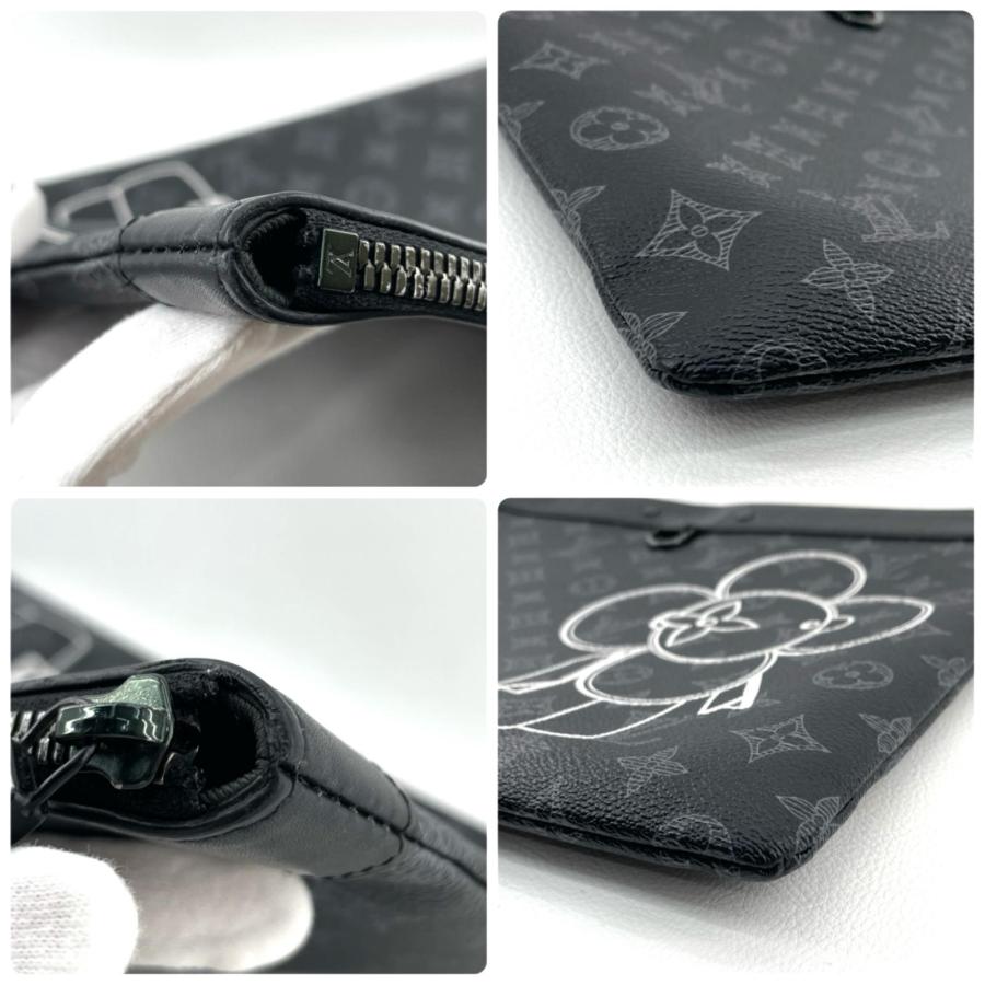 希少 LOUIS VUITTON クラッチバッグ ポシェット アポロ ヴィヴィエンヌ モノグラム・エクリプス M62904 メンズ ルイヴィトン レア ◆2005