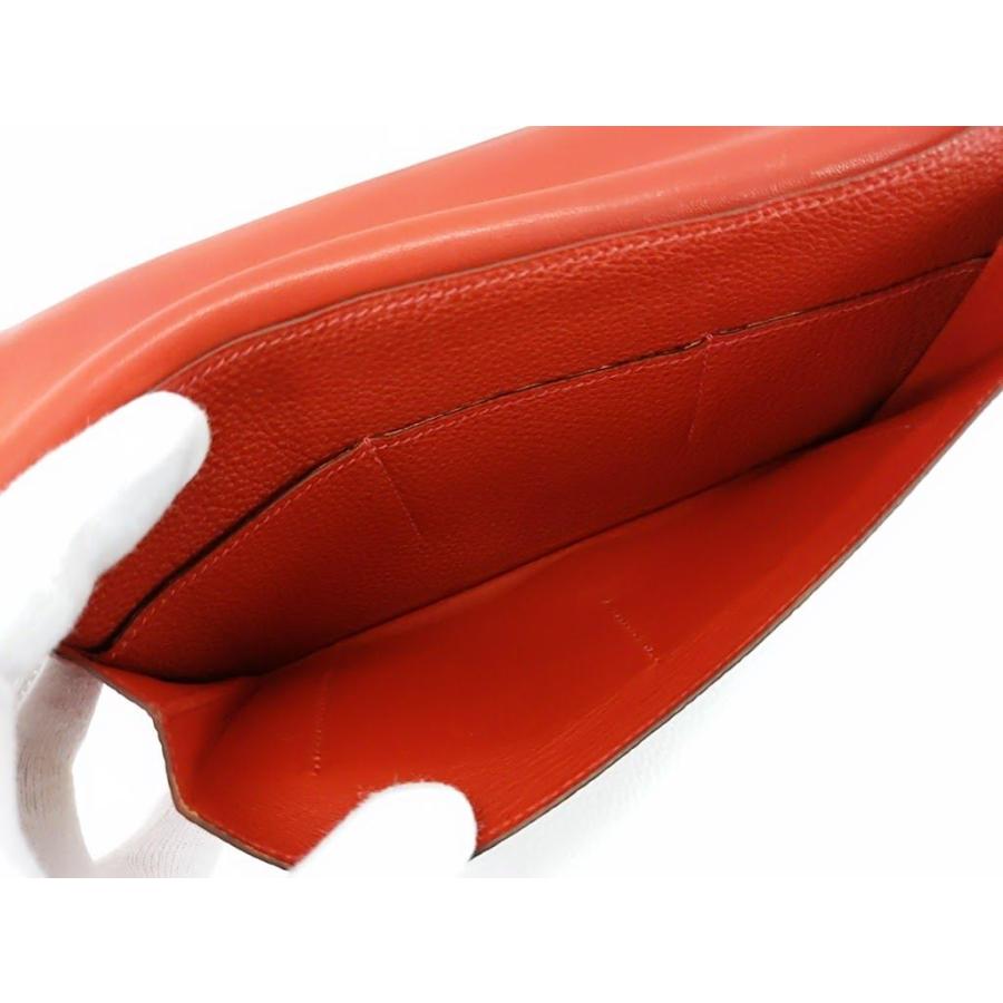 HERMES 【値下げ】HERMES エルメス ドゴンGM レッド トゴ レザー HERMES 【値下げ】HERMES エルメス ドゴンGM レッド トゴ レザー