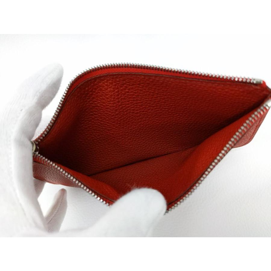 HERMES 【値下げ】HERMES エルメス ドゴンGM レッド トゴ レザー HERMES 【値下げ】HERMES エルメス ドゴンGM レッド トゴ レザー