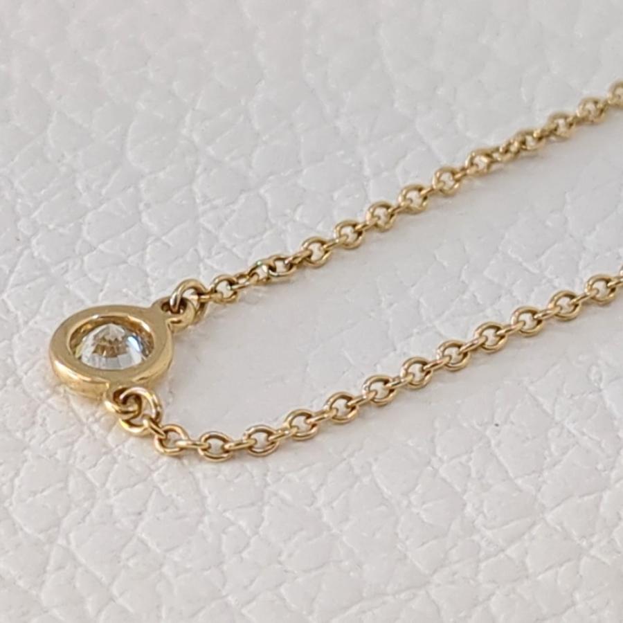 Diamonds By The Yard ティファニー 一粒ダイヤネックレス K18 Diamonds By The Yard ティファニー 一粒ダイヤネックレス K18