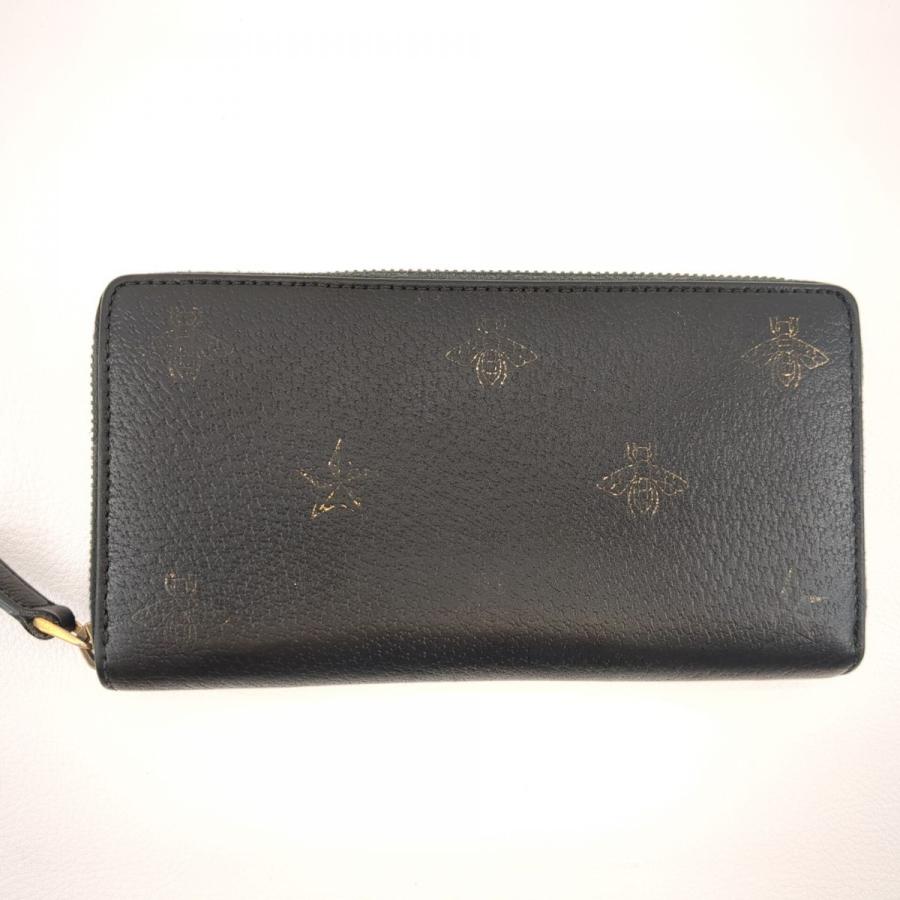 GUCCI（グッチ） ラウンドファスナー ビー・スター ブラック 495062 箱