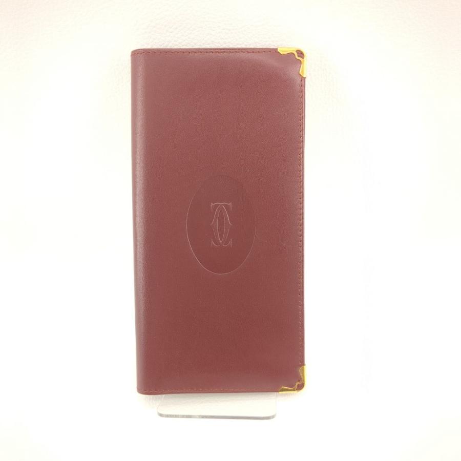 Cartier カルティエ 札入れ カード入れ 長財布 マストライン