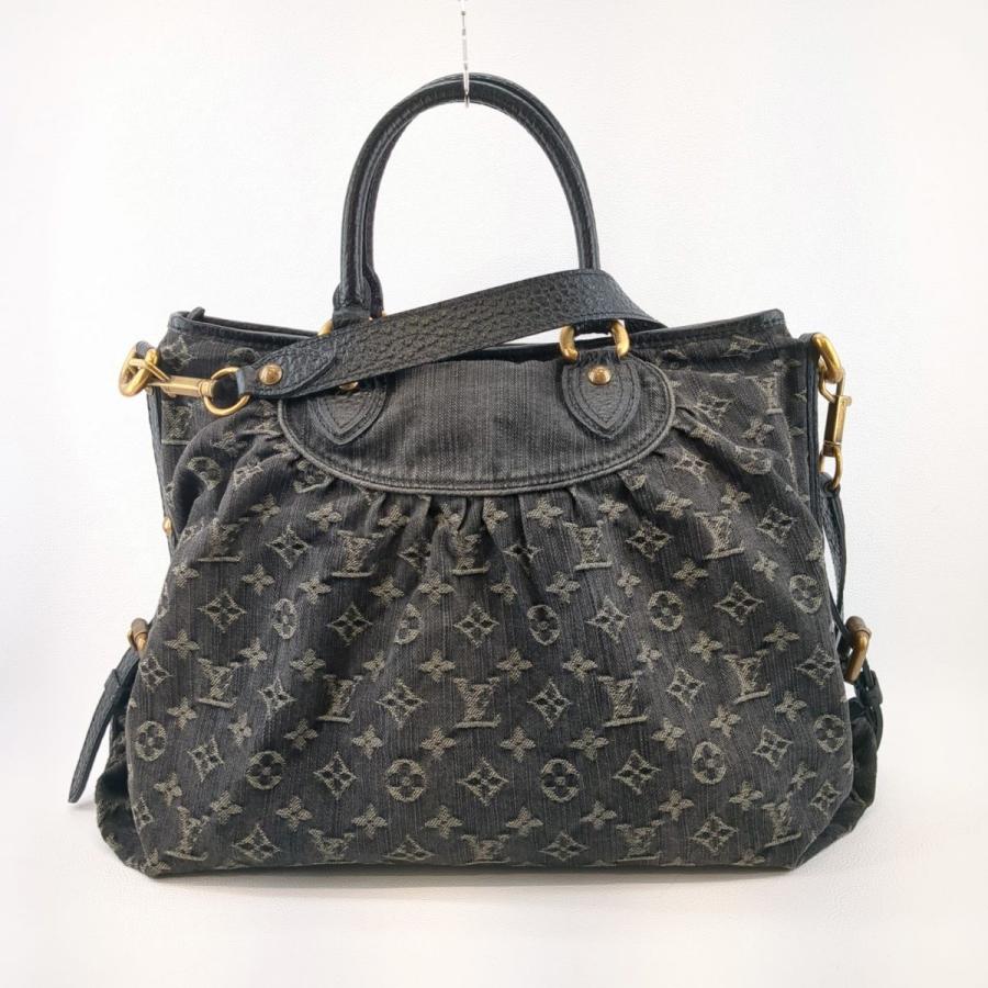 ルイヴィトン 2WAY ショルダーバッグ M95351 ネオカビィMM モノグラム・デニム ブラック LOUIS VUITTON 程度B ◆3107/SBS通り店｜pickupjapan｜03