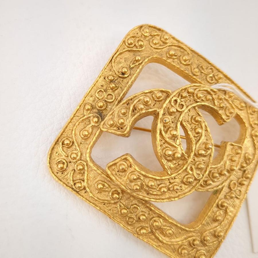 CHANEL シャネル ブローチ ココマーク 94 A ゴールド ひし形 約 CHANEL シャネル ブローチ ココマーク 94 A ゴールド ひし形 約