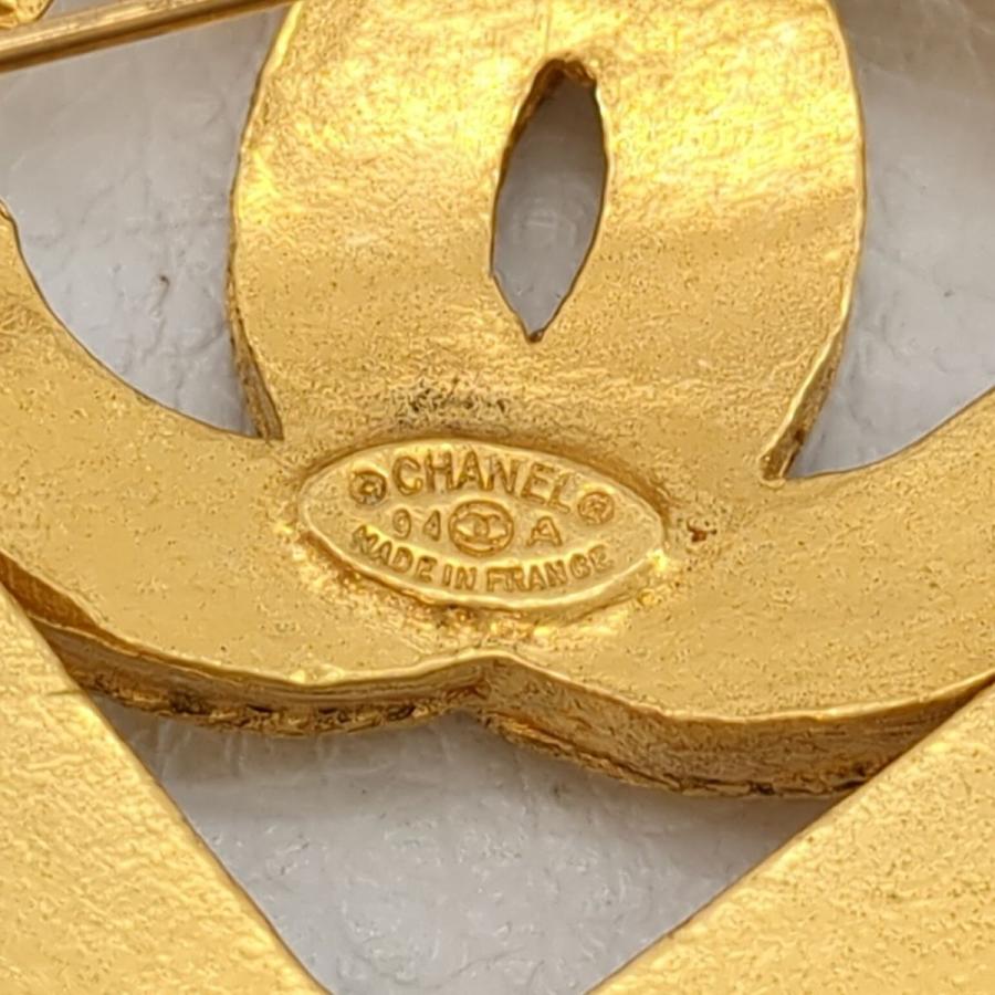 CHANEL シャネル ブローチ ココマーク 94 A ゴールド ひし形 約 CHANEL シャネル ブローチ ココマーク 94 A ゴールド ひし形 約