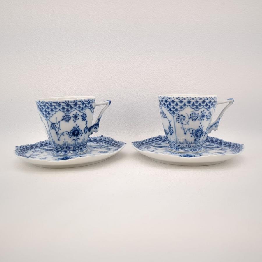 ロイヤルコペンハーゲン　ブルーフルーテッドプレイン　25cm な2枚セット 未使用 25cm】ロイヤルコペンハーゲン ブルーフルーテッド プレイン 2枚