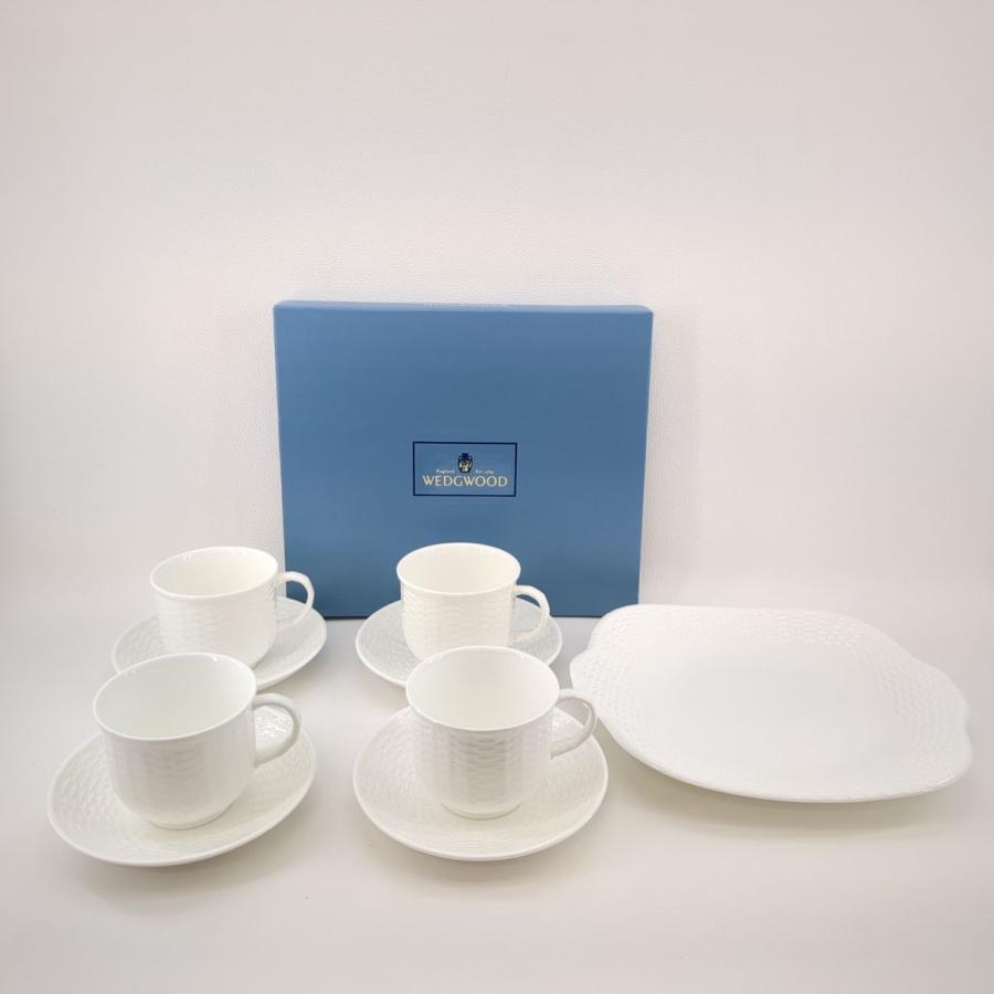 WEDGWOOD 未使用品 ウェッジウッド カップ＆ソーサー 4Pセット 