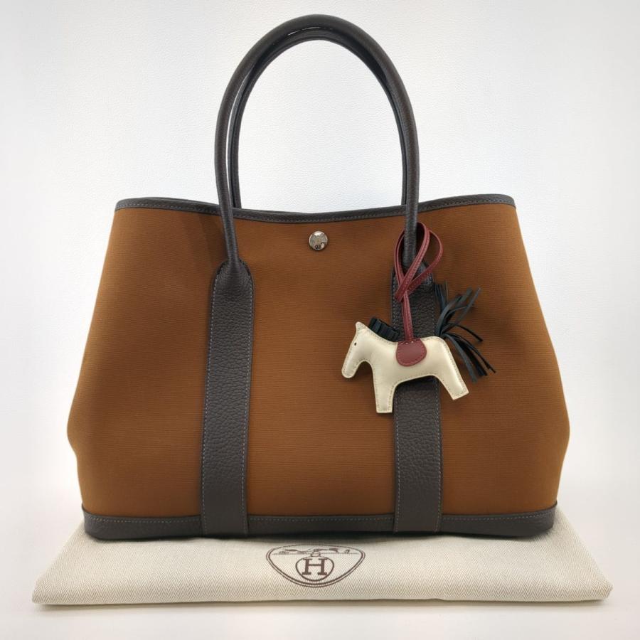 未使用品 エルメス ガーデンパーティPMトワルオフィシエ アルザン  