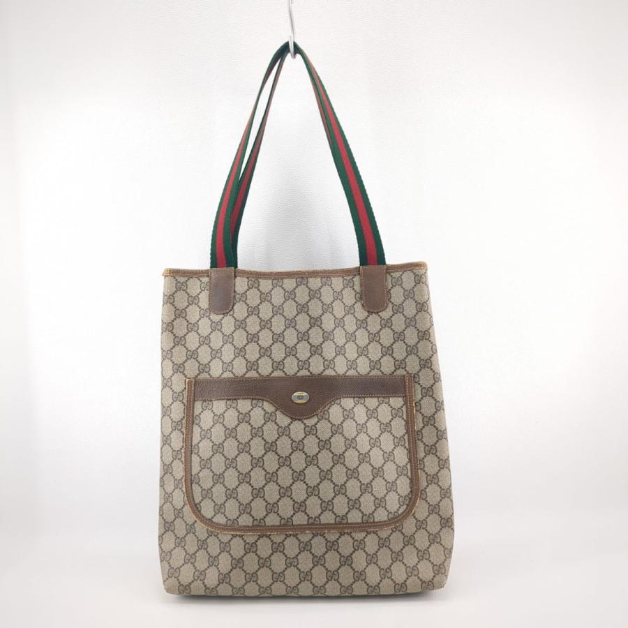GUCCI オールドグッチ GGストリーム トートバッグ OLD 120.02