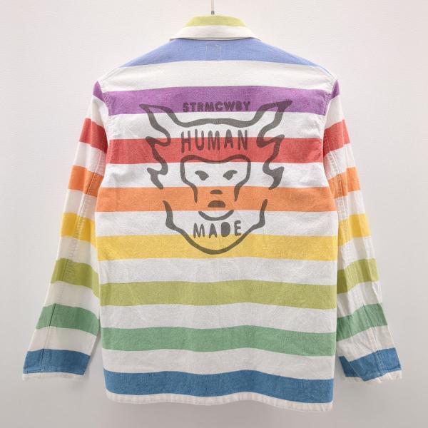 ヒューマンメイド 18SS マルチボーダープリズナージャケット マルチ