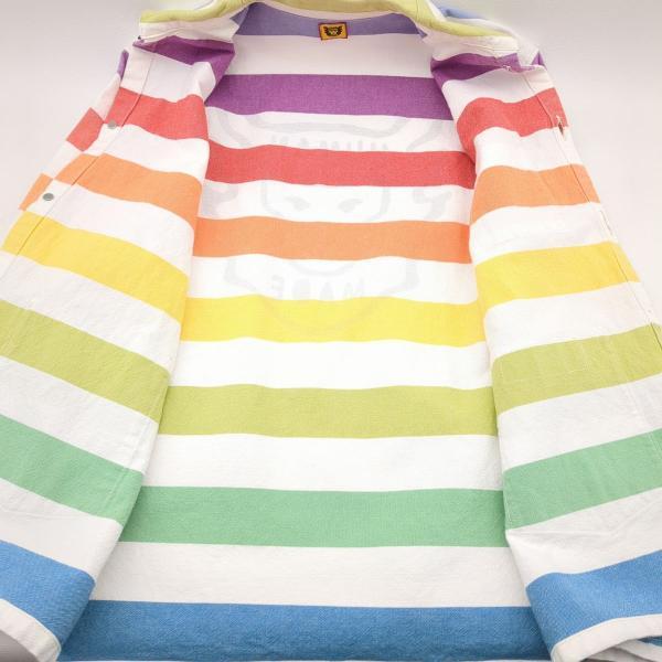 ヒューマンメイド 18SS マルチボーダープリズナージャケット マルチ
