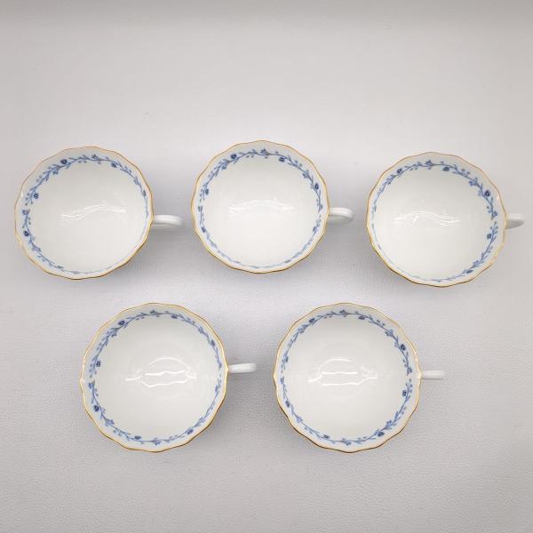 ノリタケ カップ＆ソーサー 5客セット ブルーソレンティーノ Noritake