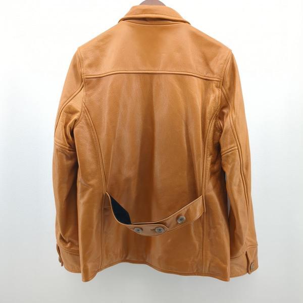 未使用品 グラッドハンド メンズ ブラウン SIZE M レザージャケット 