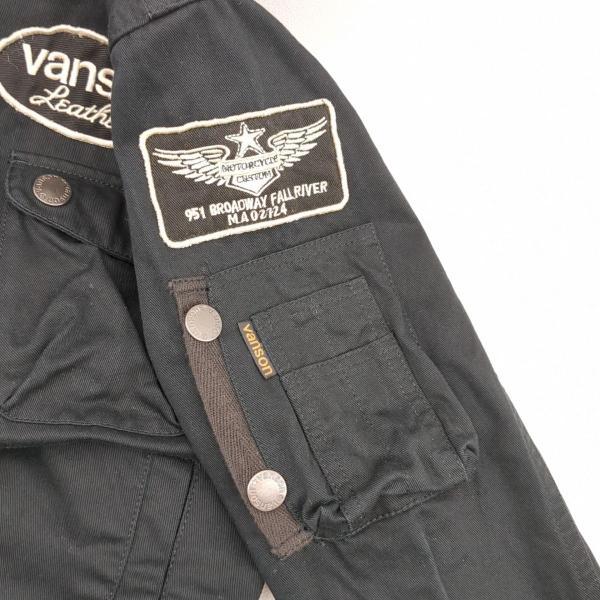 VANSON（バンソン） つなぎ ブラック SIZE S VANSON ◇2006