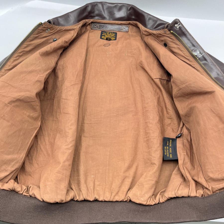 MORGAN モルガン レザージャケット SIZE 40 ブラウン ホースハイド