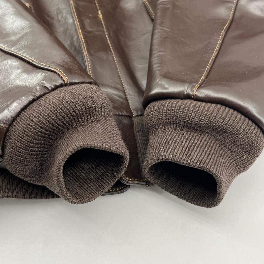MORGAN モルガン レザージャケット SIZE 40 ブラウン ホースハイド