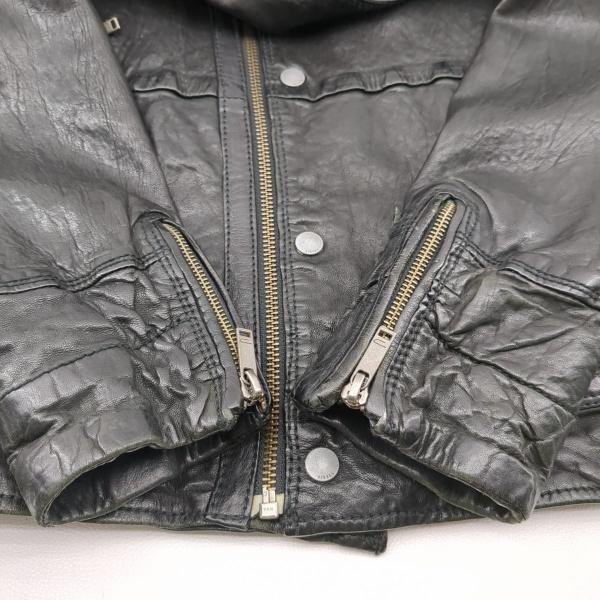 DIESEL（ディーゼル） ライダースジャケット SIZE XS ブラック 羊革