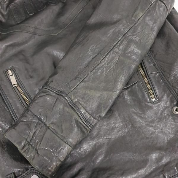 DIESEL（ディーゼル） ライダースジャケット SIZE XS ブラック 羊革