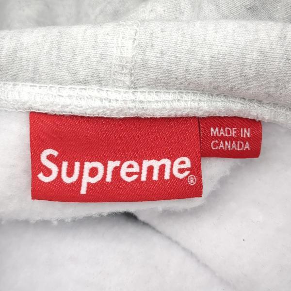 Supreme（シュプリーム） フードパーカー ライトグレー SIZE M