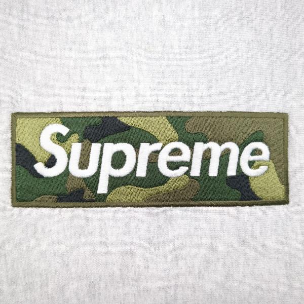 Supreme（シュプリーム） フードパーカー ライトグレー SIZE M