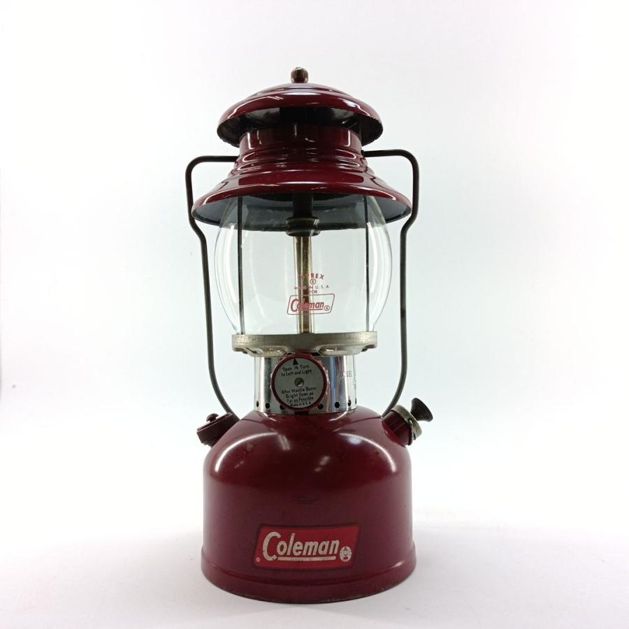 値下げ】Coleman 200A ランタン バーガンディ 1961年10月 ホワイト 