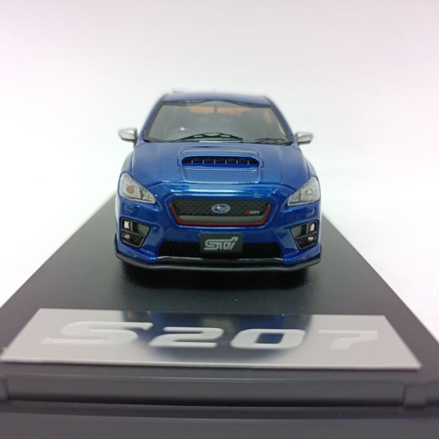 【美品】Hobby Japan MARK43 スバル WRX STI S207 NBR チャレンジ パッケージ WR ブルーパール 1/43  モデルカー ◆3109/宮竹店